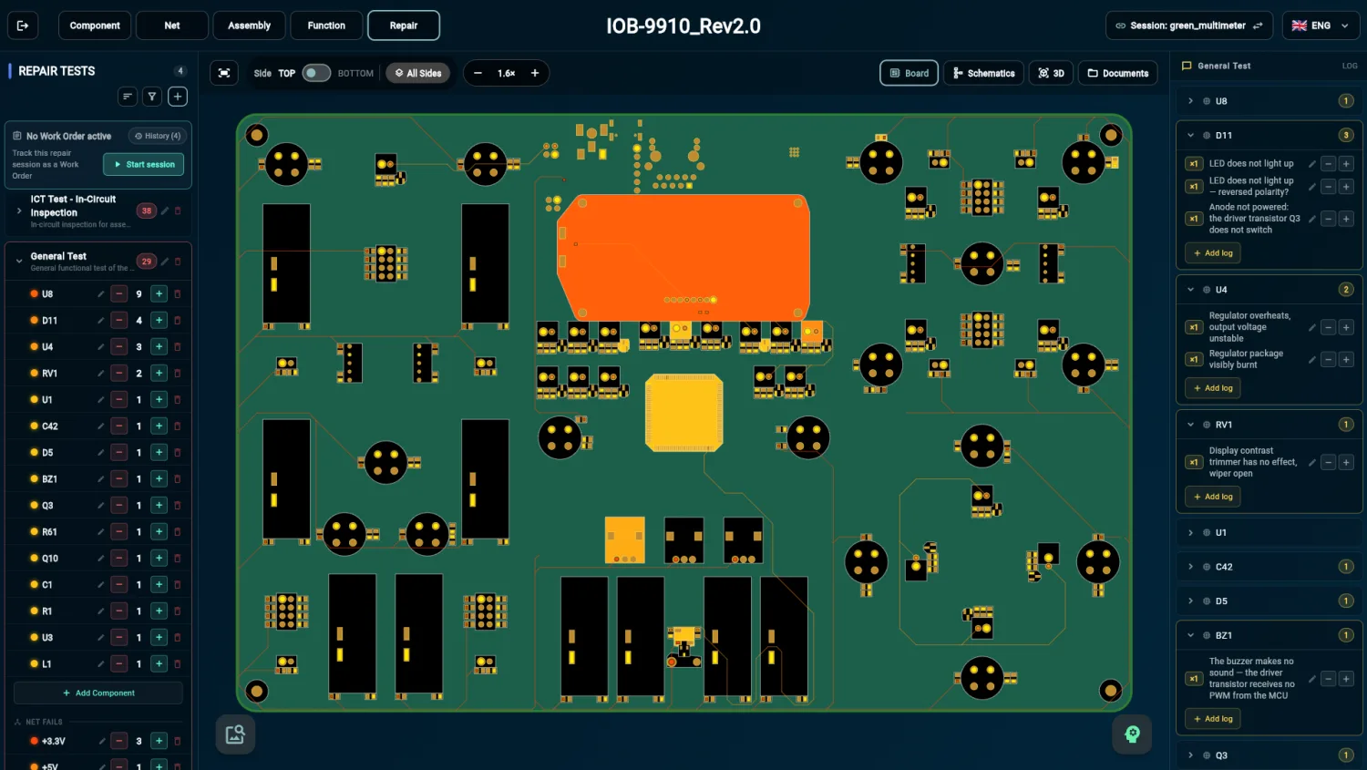 The heart of ARBoard: AI-assisted repair
